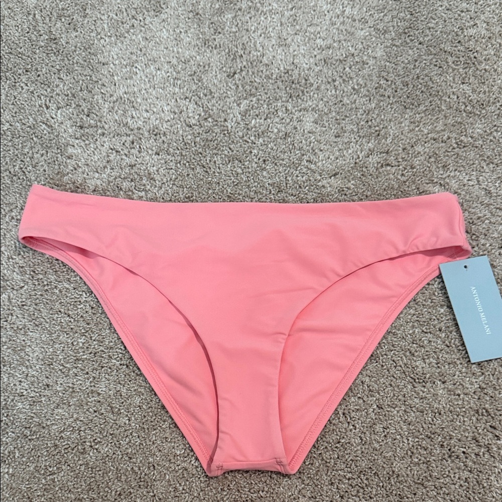 ANTONIO MELANI Coral Pink Bikini Bottom